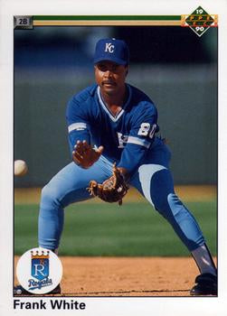 #382 Frank White - Kansas City Royals - 1990 Upper Deck Baseball