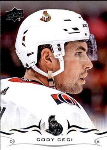 #382 Cody Ceci - Ottawa Senators - 2018-19 Upper Deck Hockey