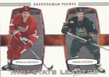 #382 Nicklas Lidstrom / Sergei Gonchar - Detroit Red Wings / Washington Capitals - 2002-03 Be a Player First Edition Hockey