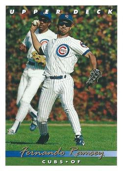 #382 Fernando Ramsey - Chicago Cubs - 1993 Upper Deck Baseball