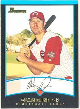 #382 Adam Dunn - Cincinnati Reds - 2001 Bowman Baseball