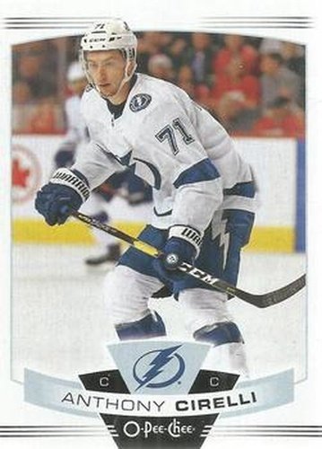 #382 Anthony Cirelli - Tampa Bay Lightning - 2019-20 O-Pee-Chee Hockey