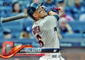 #382 Brandon Guyer - Cleveland Indians - 2018 Topps Baseball