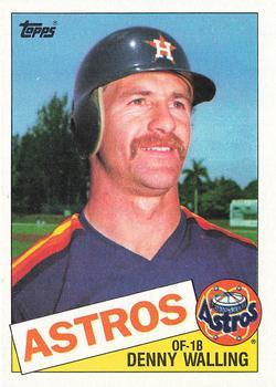 #382 Denny Walling - Houston Astros - 1985 Topps Baseball