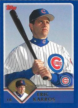 #382 Eric Karros - Chicago Cubs - 2003 Topps Baseball