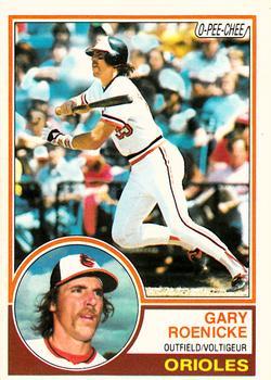 #382 Gary Roenicke - Baltimore Orioles - 1983 O-Pee-Chee Baseball
