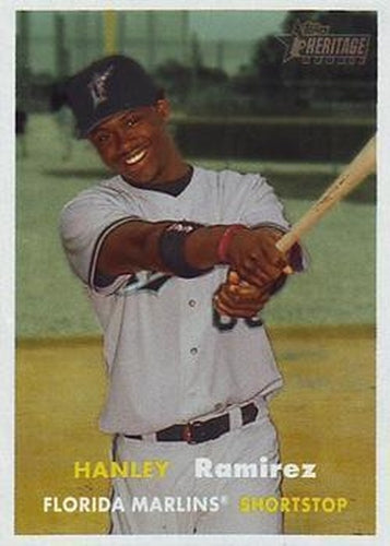 #382 Hanley Ramirez - Florida Marlins - 2006 Topps Heritage Baseball