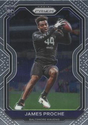 #382 James Proche - Baltimore Ravens - 2020 Panini Prizm Football
