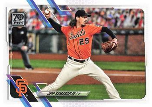 #382 Jeff Samardzija - San Francisco Giants - 2021 Topps Baseball
