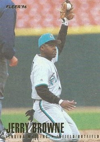 #382 Jerry Browne - Florida Marlins - 1996 Fleer Baseball