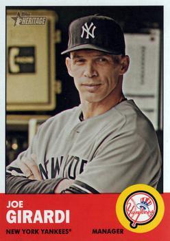 #382 Joe Girardi - New York Yankees - 2012 Topps Heritage Baseball