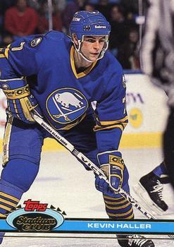 #382 Kevin Haller - Buffalo Sabres - 1991-92 Stadium Club Hockey