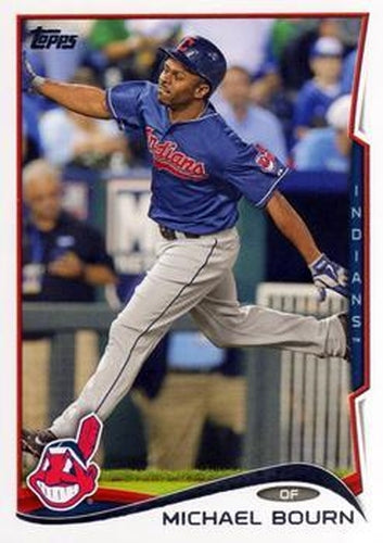 #382 Michael Bourn - Cleveland Indians - 2014 Topps Baseball