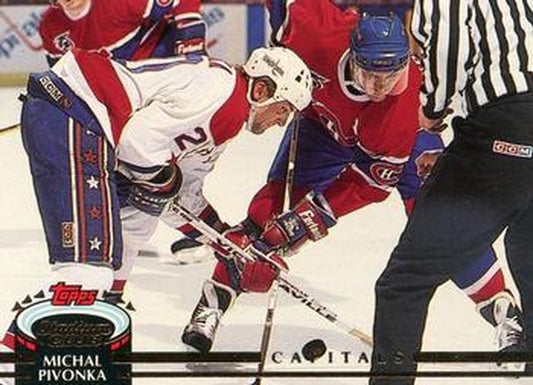 #382 Michal Pivonka - Washington Capitals - 1992-93 Stadium Club Hockey