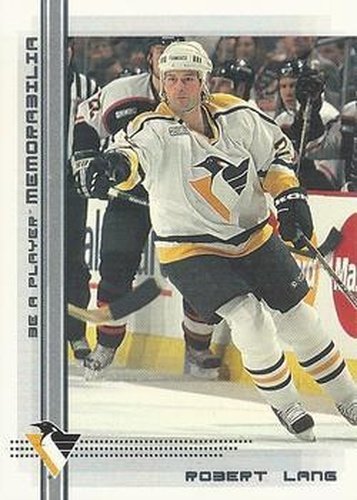 #382 Robert Lang - Pittsburgh Penguins - 2000-01 Be a Player Memorabilia Hockey