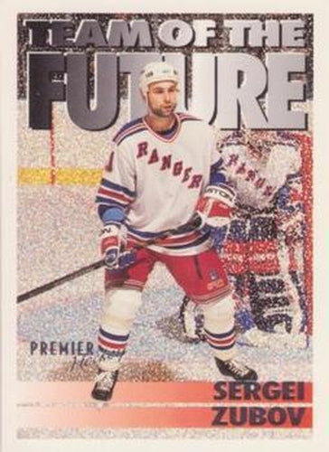#382 Sergei Zubov - New York Rangers - 1994-95 Topps Premier Hockey
