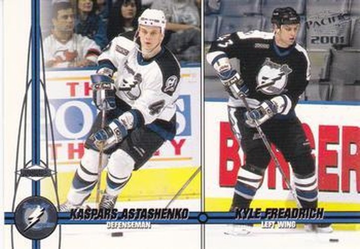 #382 Kaspars Astashenko / Kyle Freadrich - Tampa Bay Lightning - 2000-01 Pacific Hockey
