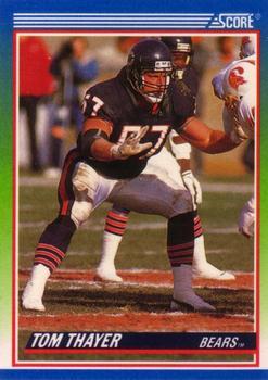#382 Tom Thayer - Chicago Bears - 1990 Score Football