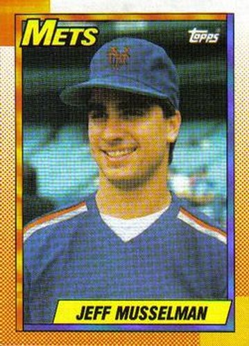 #382 Jeff Musselman - New York Mets - 1990 Topps Baseball