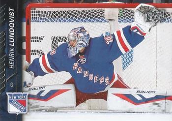 #382 Henrik Lundqvist - New York Rangers - 2015-16 Upper Deck Hockey