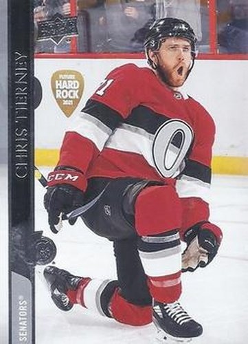 #382 Chris Tierney - Ottawa Senators - 2020-21 Upper Deck Hockey