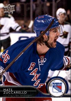 #382 Mats Zuccarello - New York Rangers - 2014-15 Upper Deck Hockey