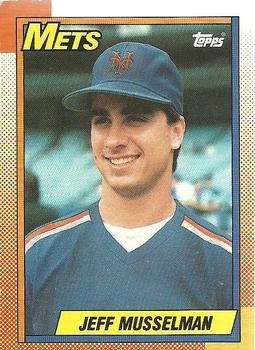 #382 Jeff Musselman - New York Mets - 1990 O-Pee-Chee Baseball