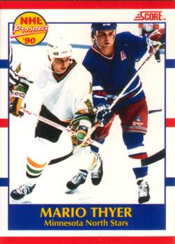 #382 Mario Thyer - Minnesota North Stars - 1990-91 Score Canadian Hockey