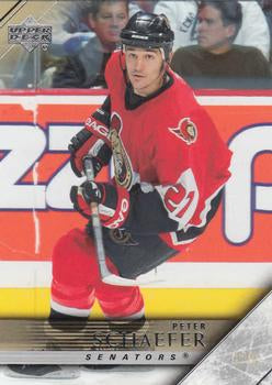 #382 Peter Schaefer - Ottawa Senators - 2005-06 Upper Deck Hockey