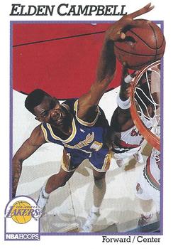 #382 Elden Campbell - Los Angeles Lakers - 1991-92 Hoops Basketball