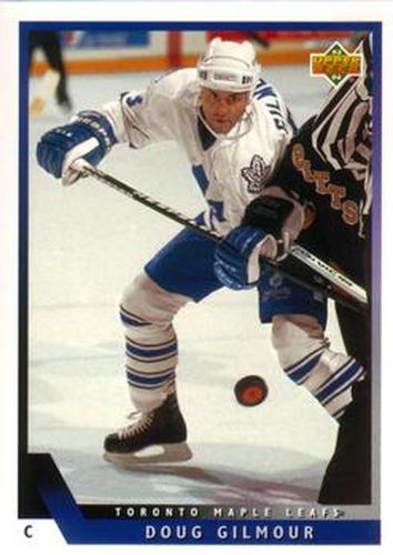 #382 Doug Gilmour - Toronto Maple Leafs - 1993-94 Upper Deck Hockey