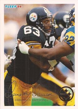 #382 Dermontti Dawson - Pittsburgh Steelers - 1994 Fleer Football