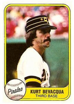 #382a Kurt Bevacqua - Pittsburgh Pirates - 1981 Fleer Baseball