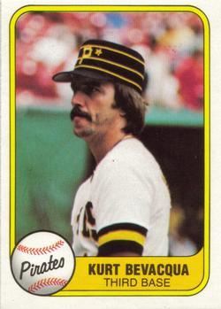 #382b Kurt Bevacqua - Pittsburgh Pirates - 1981 Fleer Baseball