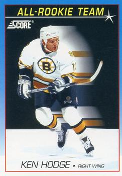 #383 Ken Hodge Jr. - Boston Bruins - 1991-92 Score Canadian Hockey