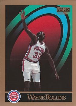 #383 Wayne Rollins - Detroit Pistons - 1990-91 SkyBox Basketball