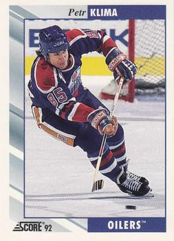 #383 Petr Klima - Edmonton Oilers - 1992-93 Score USA Hockey