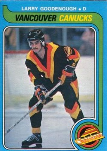 #383 Larry Goodenough - Vancouver Canucks - 1979-80 O-Pee-Chee Hockey