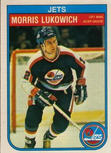 #383 Morris Lukowich - Winnipeg Jets - 1982-83 O-Pee-Chee Hockey