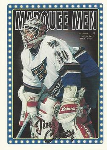 #383 Jim Carey - Washington Capitals - 1995-96 Topps Hockey