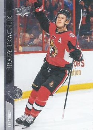 #383 Brady Tkachuk - Ottawa Senators - 2020-21 Upper Deck Hockey