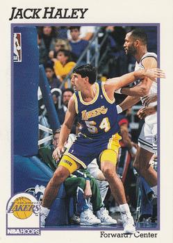 #383 Jack Haley - Los Angeles Lakers - 1991-92 Hoops Basketball