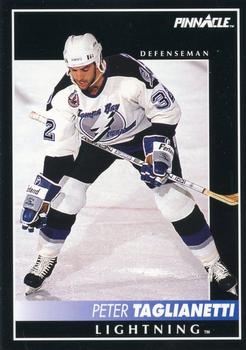 #383 Peter Taglianetti - Tampa Bay Lightning - 1992-93 Pinnacle Canadian Hockey