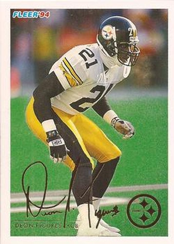 #383 Deon Figures - Pittsburgh Steelers - 1994 Fleer Football