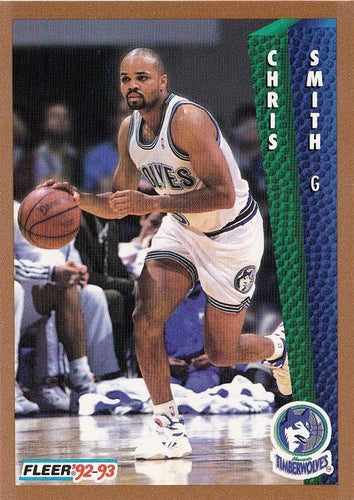 #383 Chris Smith - Minnesota Timberwolves - 1992-93 Fleer Basketball