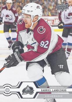 #383 Gabriel Landeskog - Colorado Avalanche - 2019-20 Upper Deck Hockey