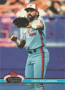 #383 Ivan Calderon - Montreal Expos - 1991 Stadium Club Baseball