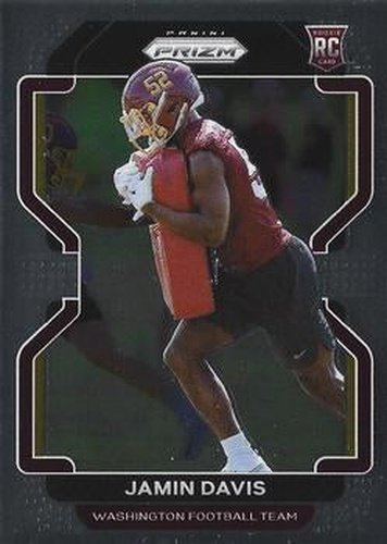 #383 Jamin Davis - Washington Football Team - 2021 Panini Prizm Football