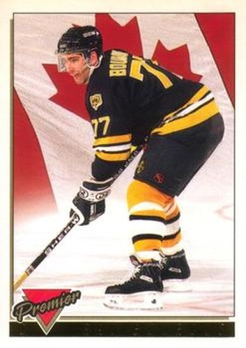 #383 Ray Bourque - Boston Bruins - 1993-94 O-Pee-Chee Premier Hockey - Gold
