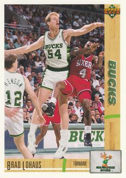 #383 Brad Lohaus - Milwaukee Bucks - 1991-92 Upper Deck Basketball